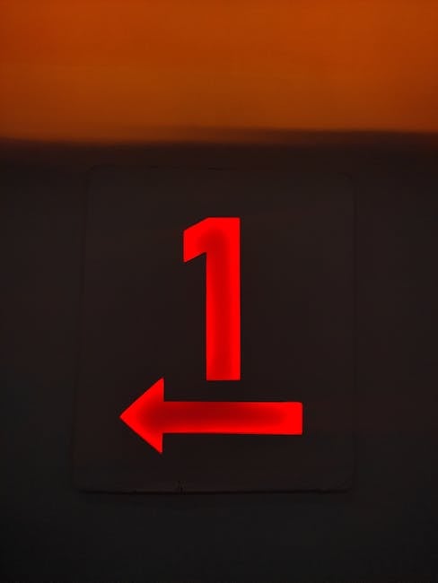 Directional arrow indicating health path